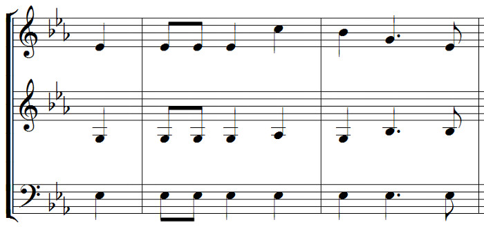 example of smooth rhythm
